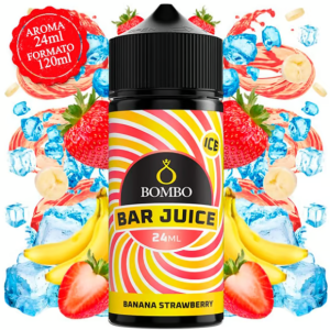 Aroma Banana Strawberry Ice - Bar Juice by Bombo 24ml (Longfill)