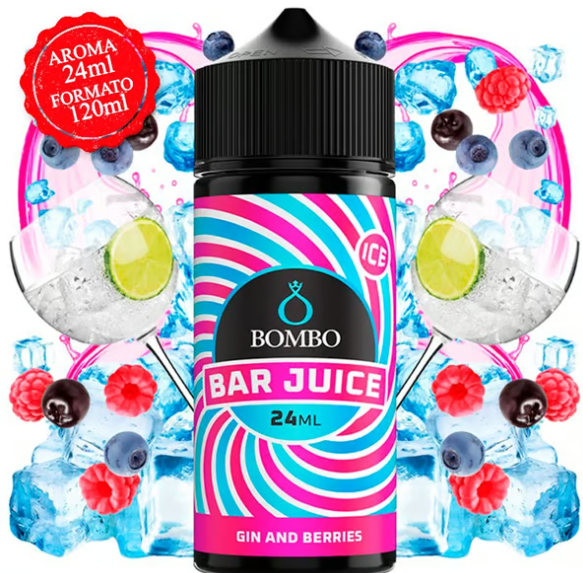 Aroma Gin & Berries Ice - Bar Juice by Bombo 24ml (Longfill)