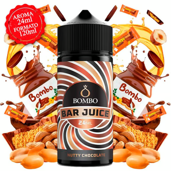 Aroma Nutty Chocolate - Bar Juice by Bombo 24ml (Longfill)
