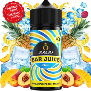 Aroma Pineapple Peach Mango Ice - Bar Juice by Bombo 24ml (Longfill)