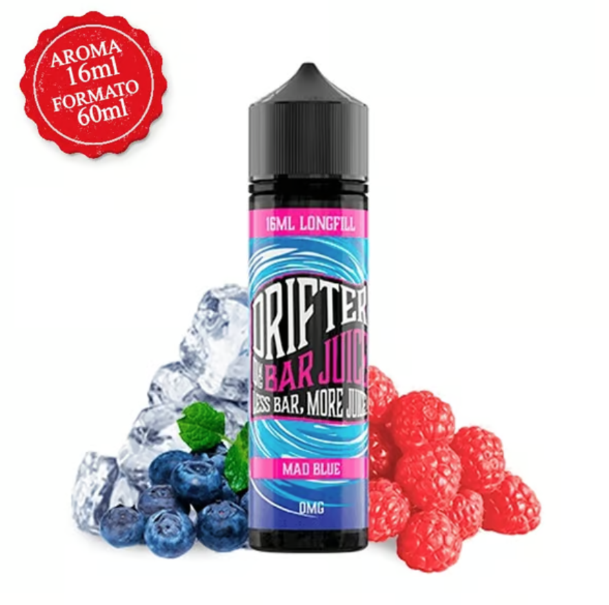 Aroma Mad Blue - Juice Sauz Drifter Bar 16ml (Longfill)