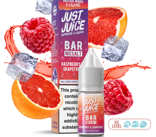 Just Juice - Raspberry & grapefruit Vanilla 10ml